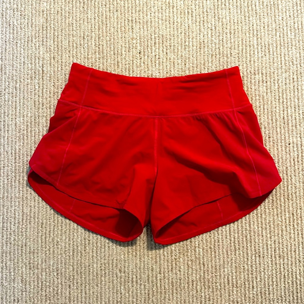 LuluLemon speed up shorts 4” inseam
